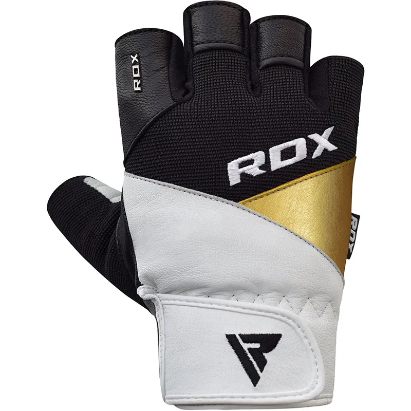 RDX S11 Guanti Palestra Pelle Mezza Dita Uomo