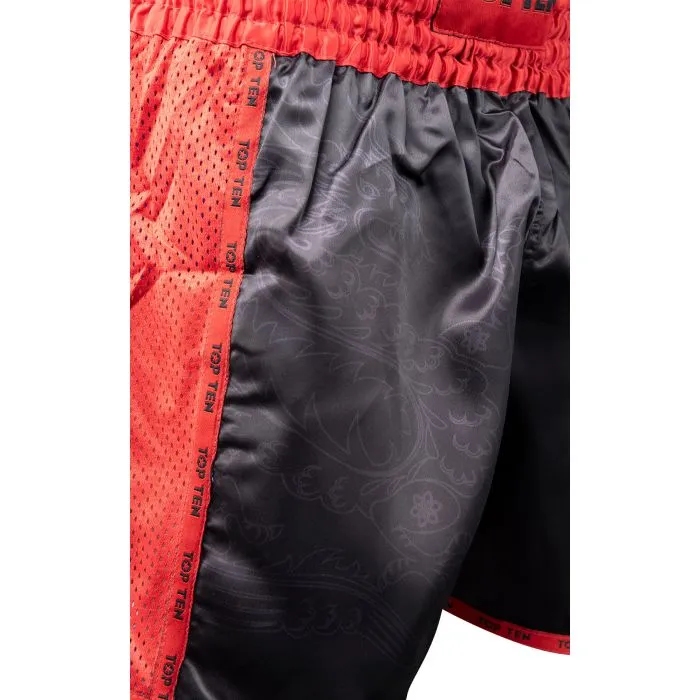 TOP TEN Dragon pantaloncini kickboxing in poliestere