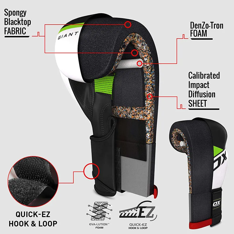 RDX R8 Guanti Boxe Bambini 6oz Verdi