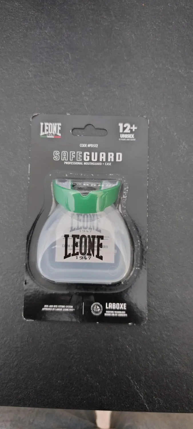 Leone1947 Safe Guard Paradenti Boxe Nero Singolo