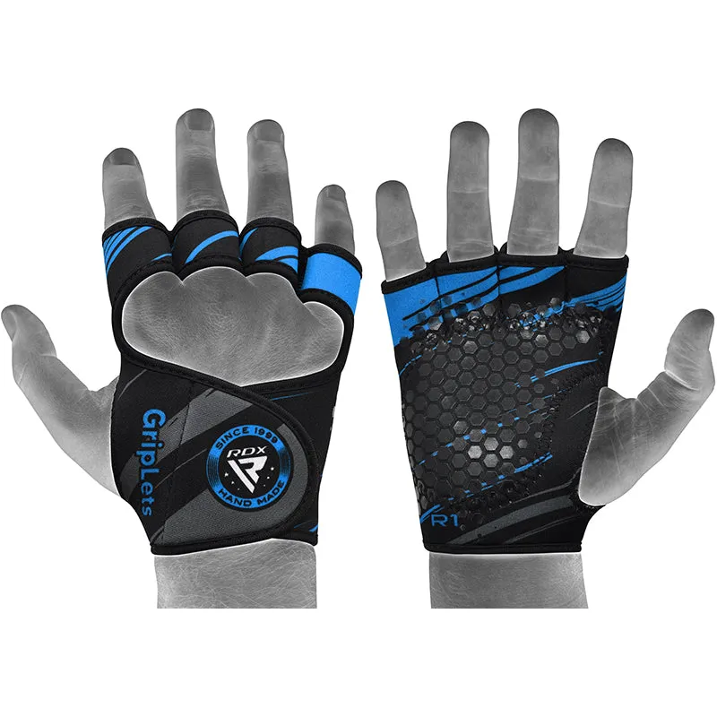 RDX R1 Prese Palestra Neoprene Rosse Grip Silicone