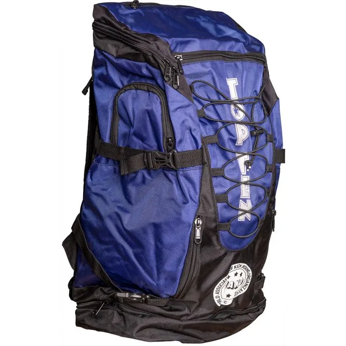 TOP TEN Giant WAKO Zaino Nero-Blu Poliestere