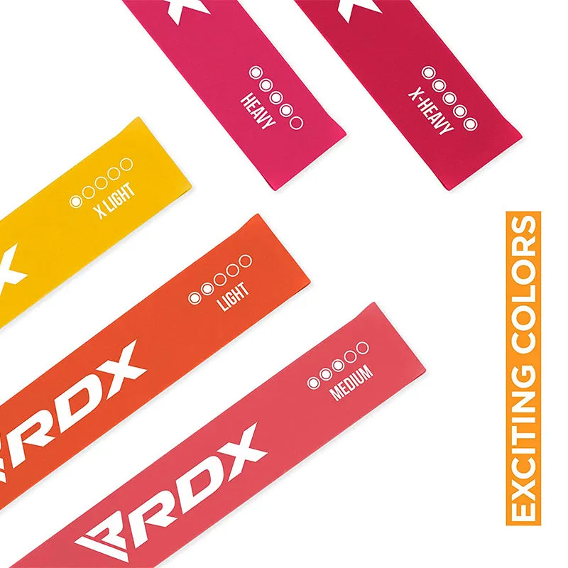 RDX MP Mini Bande Elastiche Lattice Set 5 Pezzi 5-25lbs