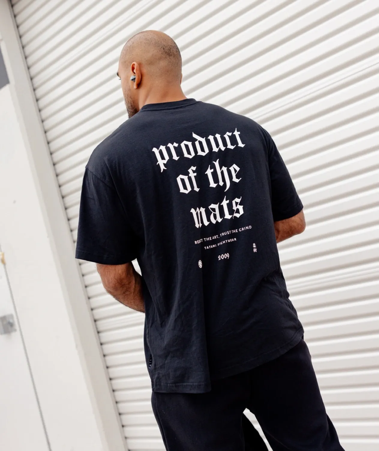 Tatami Product Of The Mats t-shirt nera cotone