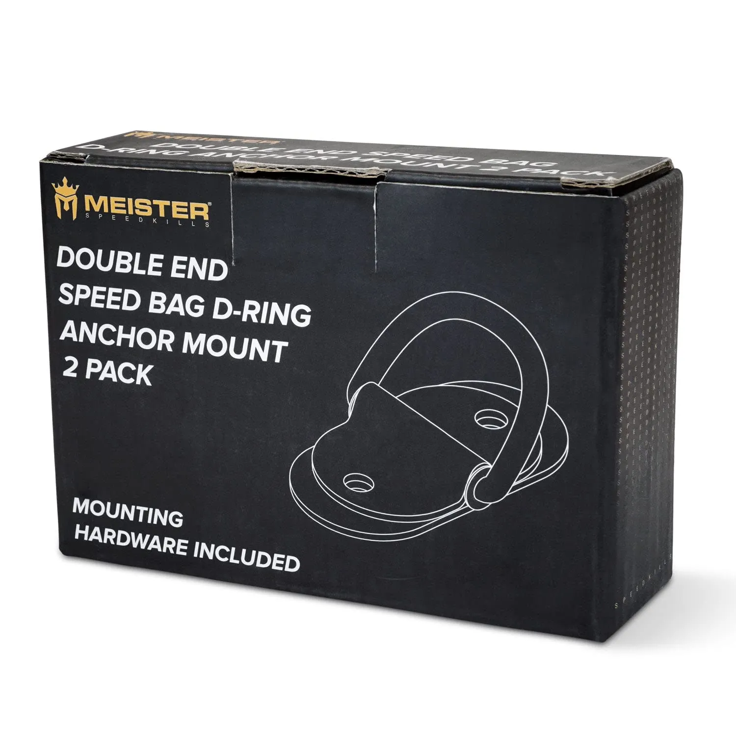 Meister Ancoraggi D-Ring Pera Veloce 2 Pezzi metallo