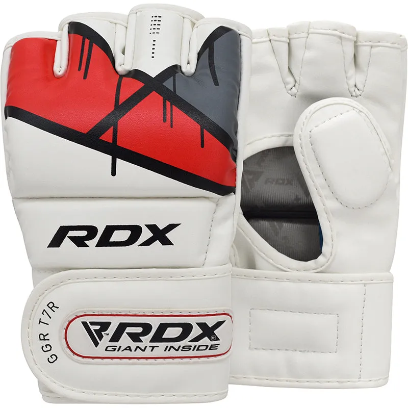 RDX T7 Ego Guanti MMA Grappling Pelle Resistente