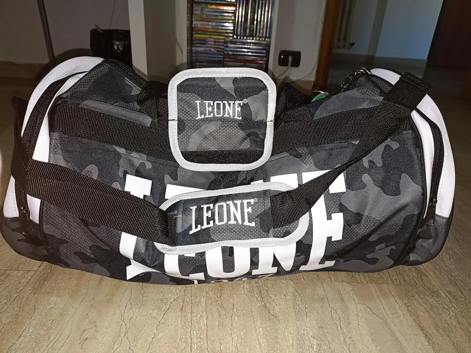 Leone1947 Camouflage Borsone Sportivo Verde 45 Litri