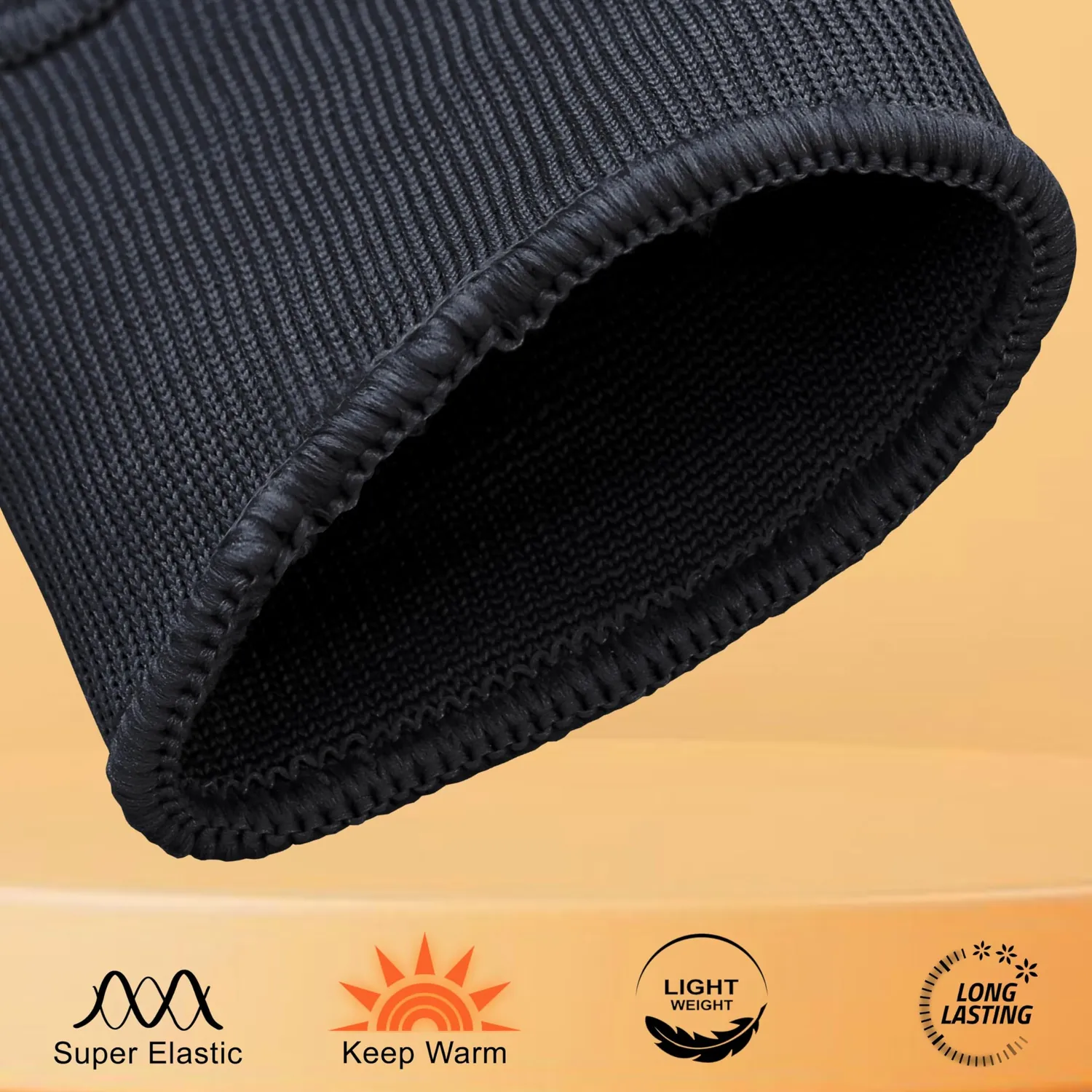 Farabi Sports sottoguanti boxe neri elasticizzati
