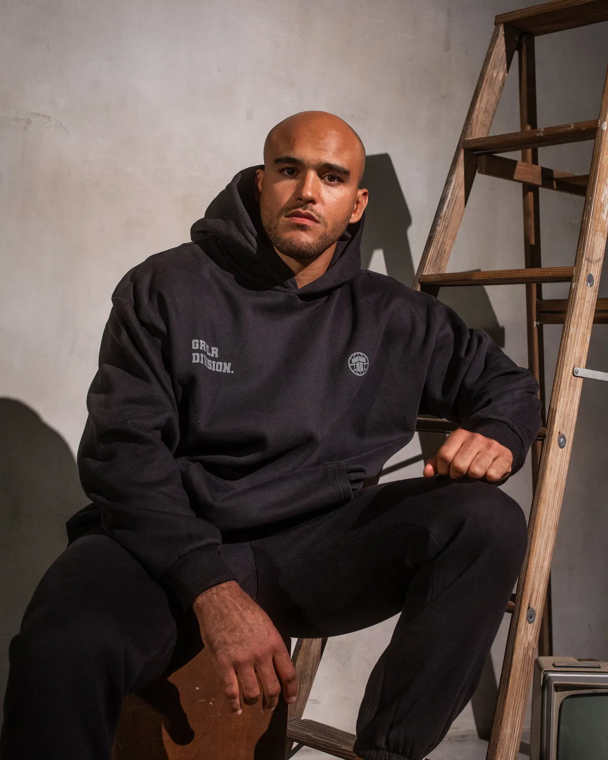 Tatami Fightwear GRPLR Division hoodie nero oversize pesante