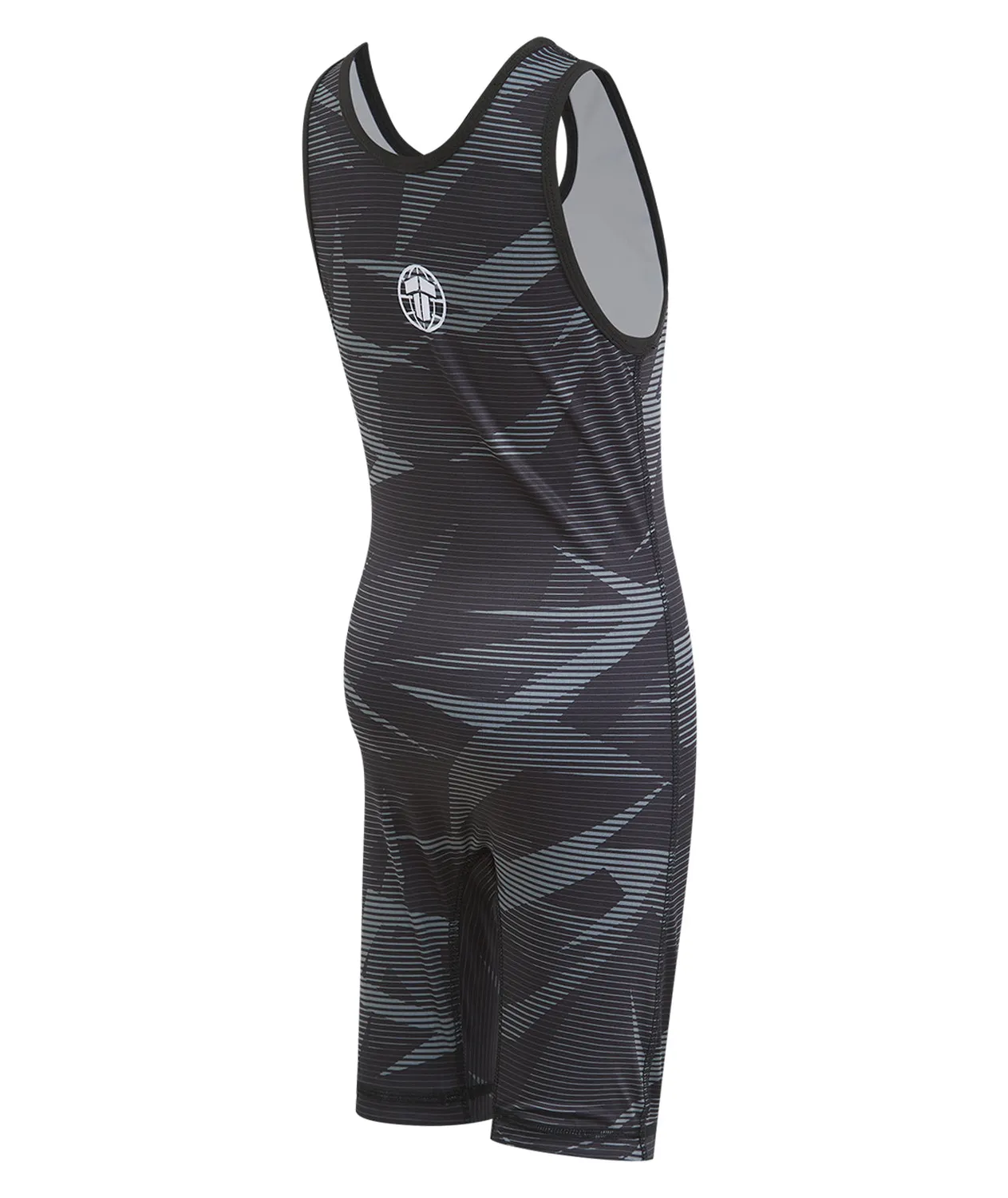 Tatami Fightwear Kids Wrestling Singlet Nero Elasticizzato