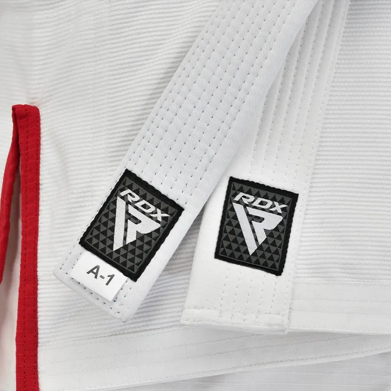 RDX T1 Titan kimono BJJ bianco 350 GSM
