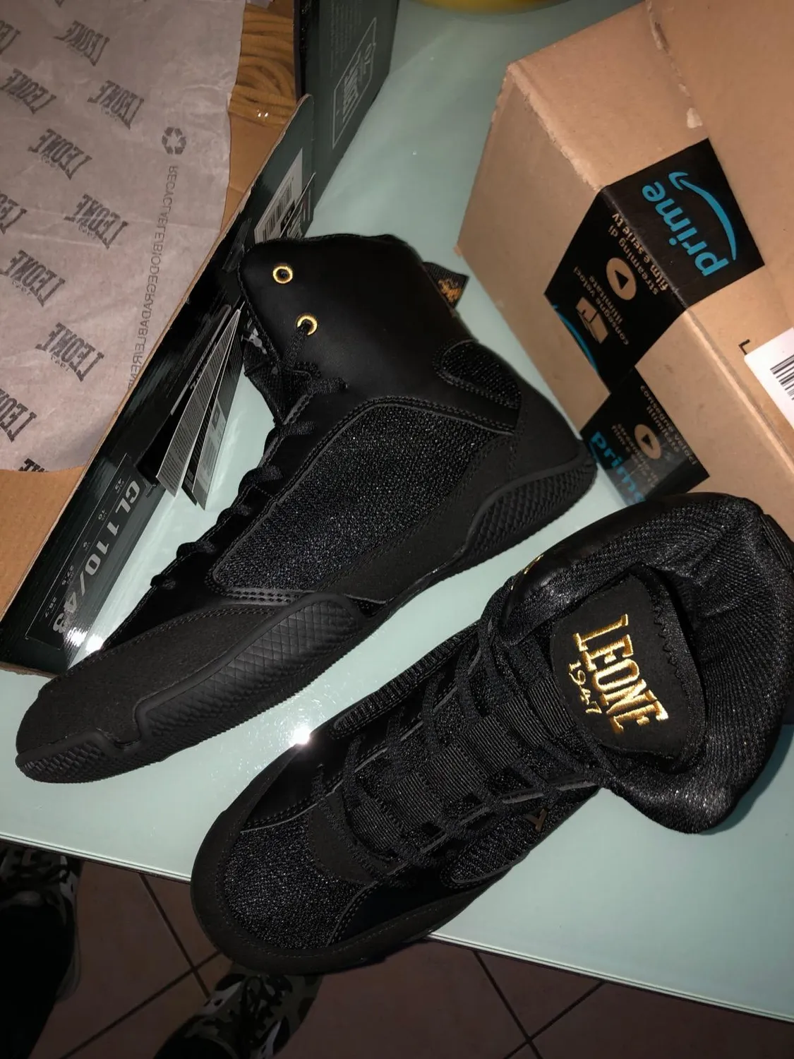 Leone1947 Premium stivaletti boxe leggeri suola avvolgente