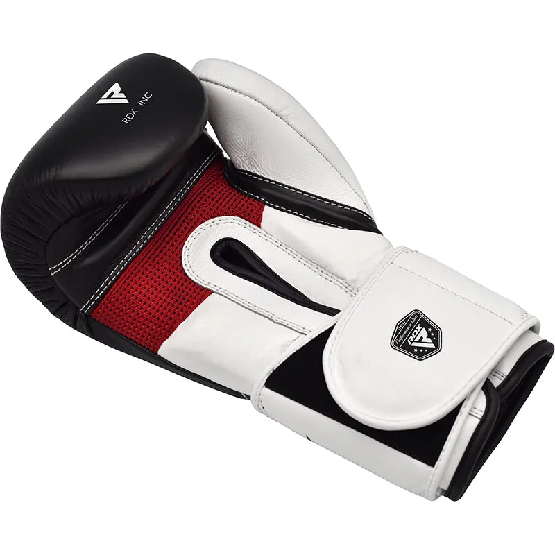 RDX S5 Guantoni Boxe Neri 14oz Pelle Bovina