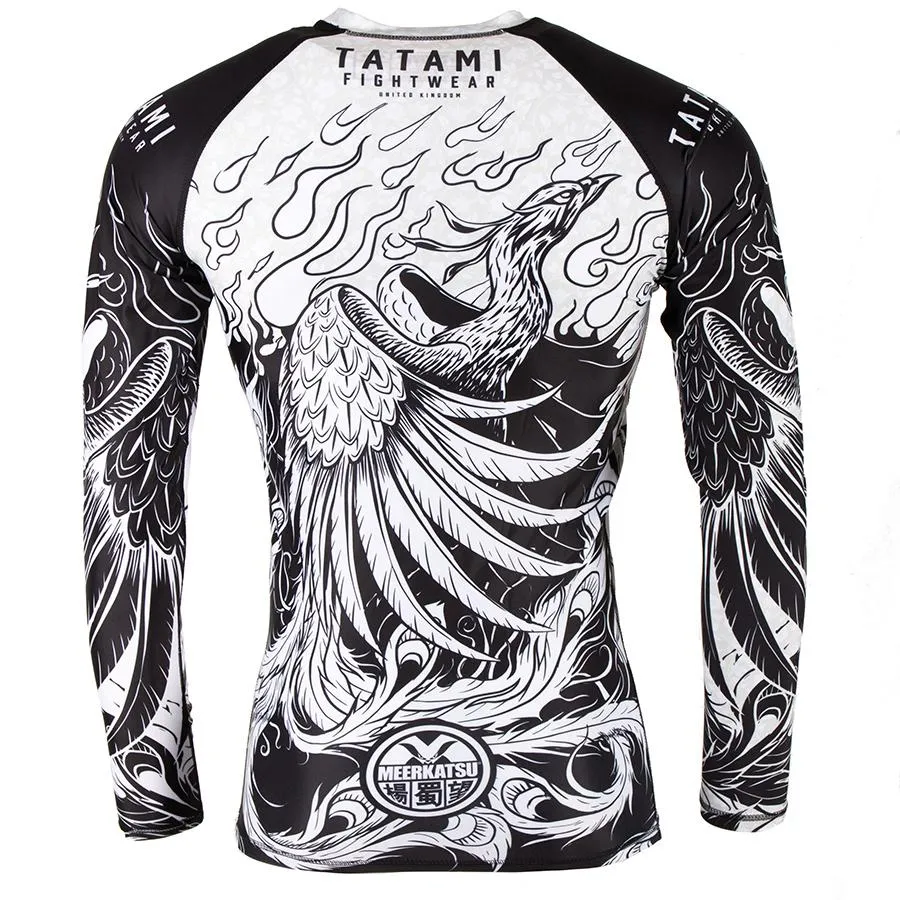 Tatami Phoenix Rising rash guard manica lunga nera M