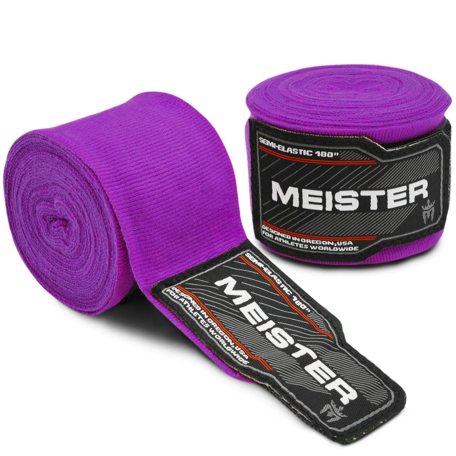 Meister Fasce Boxe Semi Elastiche 457 cm Nere