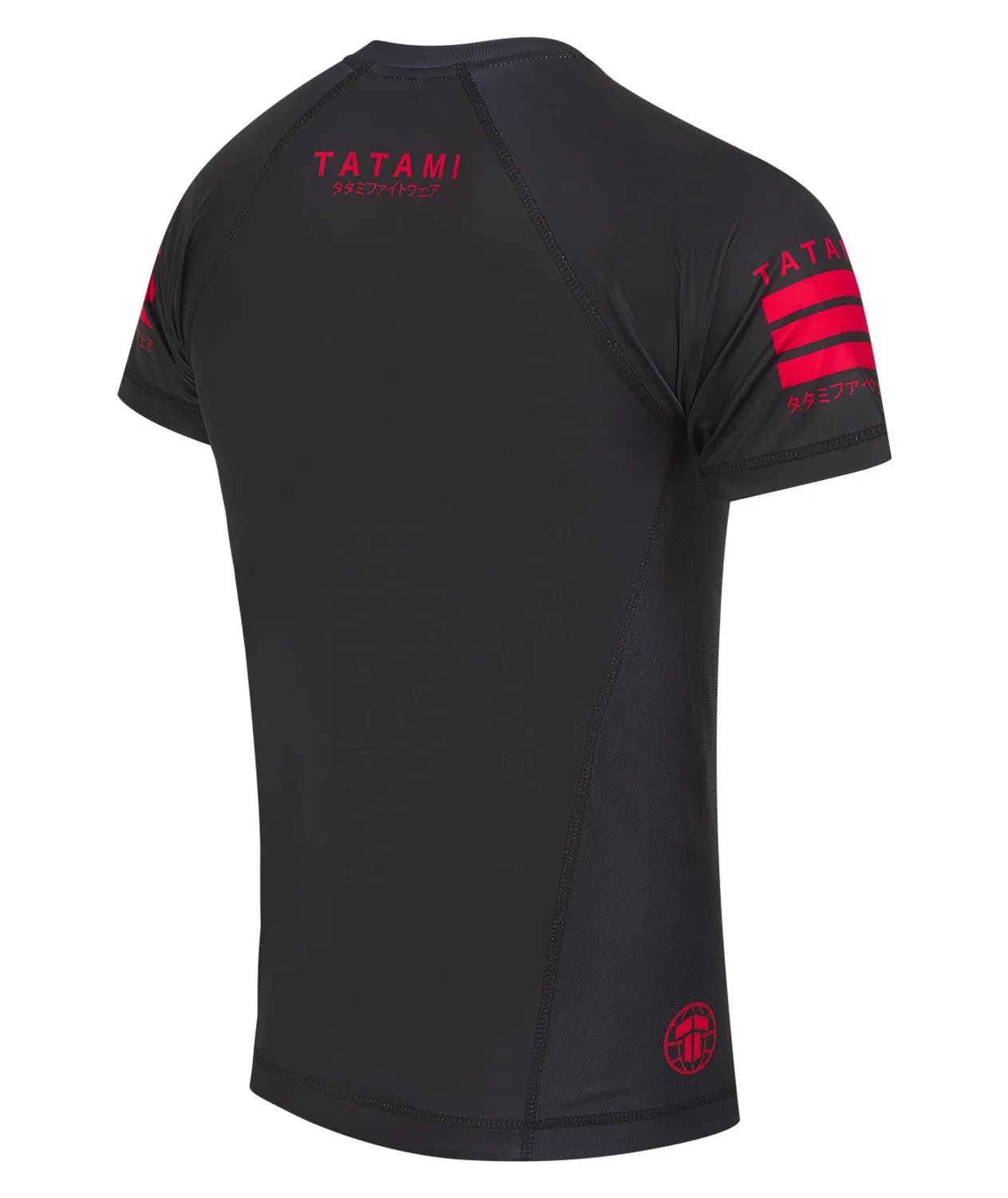 Tatami Fightwear Katakana V2 Rash Guard Uomo Nero Maniche Corte