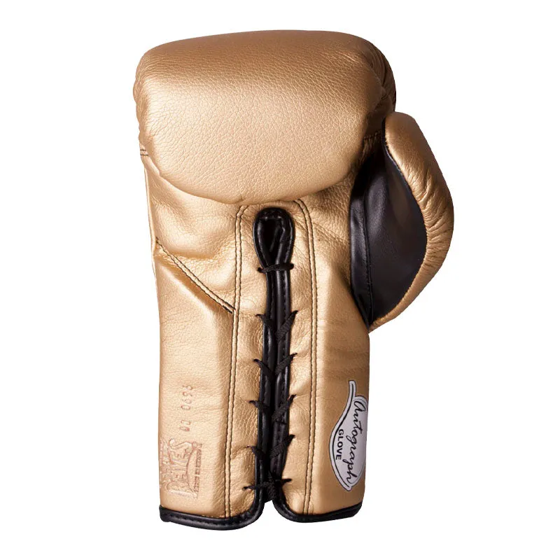 Cleto Reyes Autografo guanto boxe rosso vinilpelle