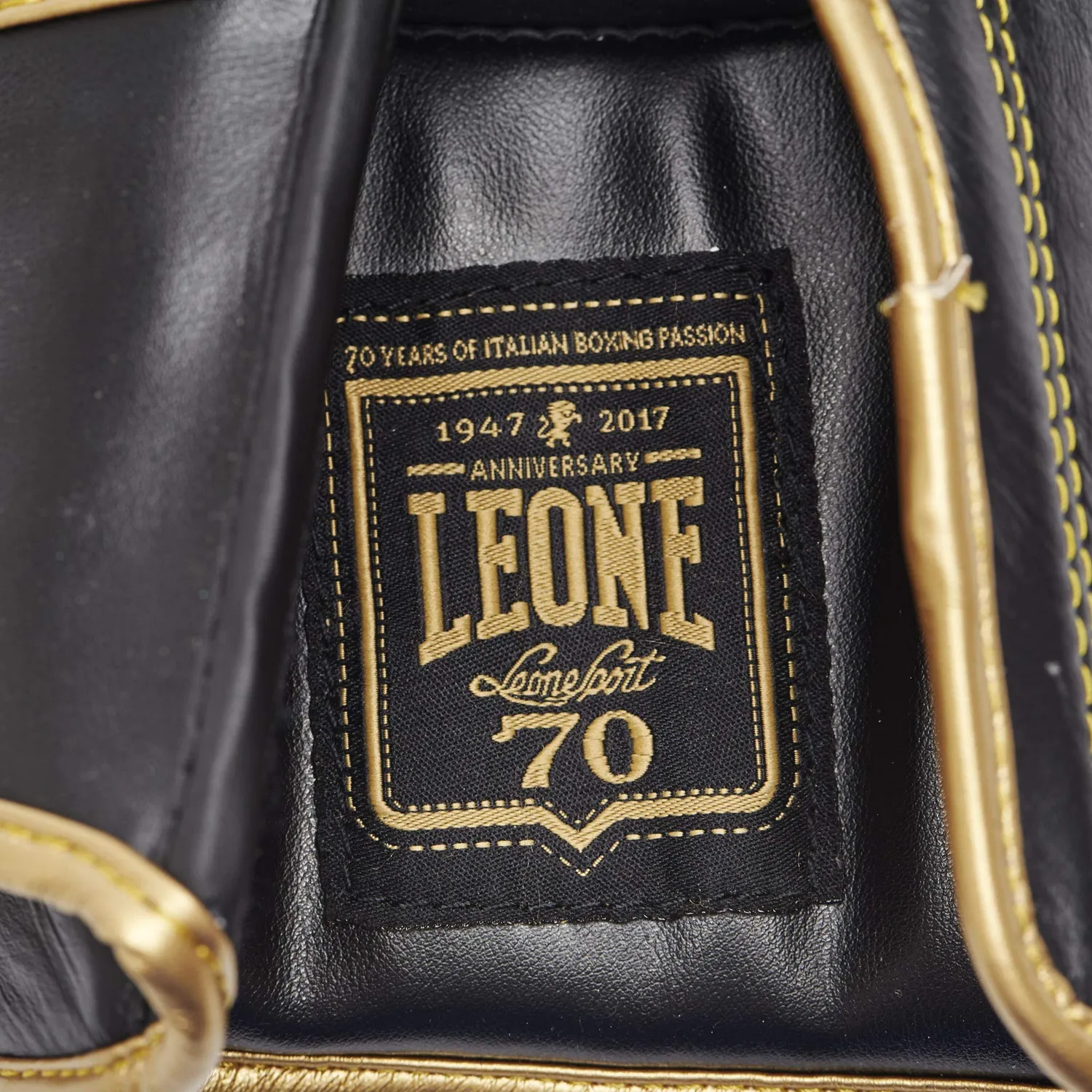 Leone 1947 Italy 47 GN039 guanti boxe nero 10 oz tricolore