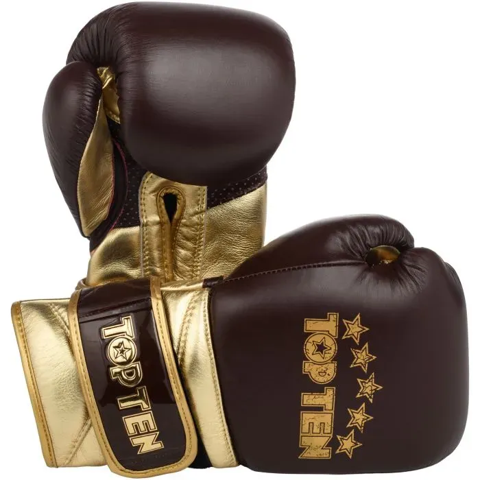 TOP TEN Prestige guanti boxe pelle vera