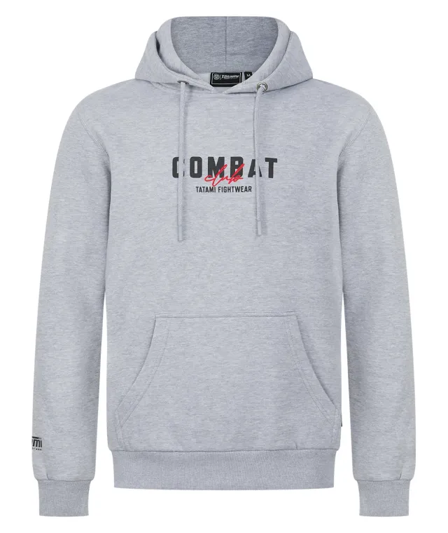 Tatami Combat Club felpa uomo cappuccio grigia cotone