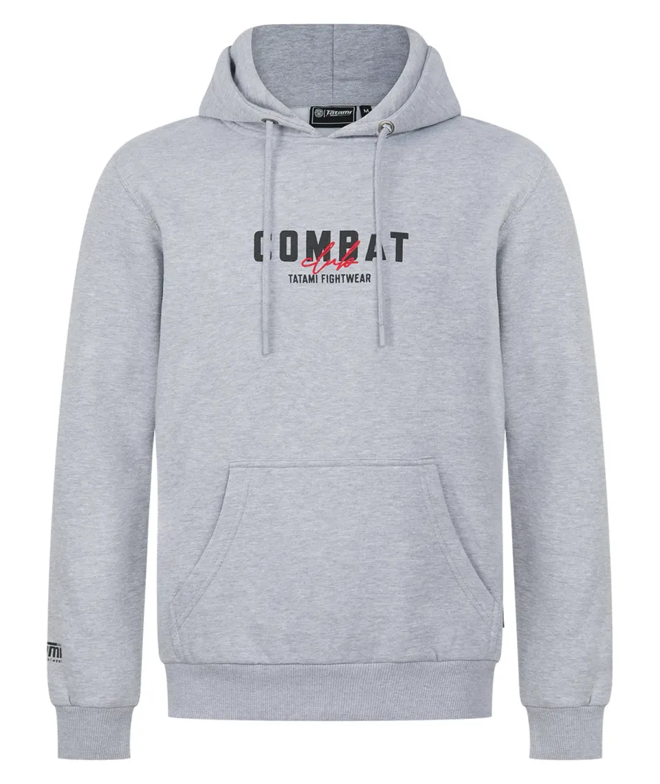 Tatami Combat Club felpa uomo cappuccio grigia cotone