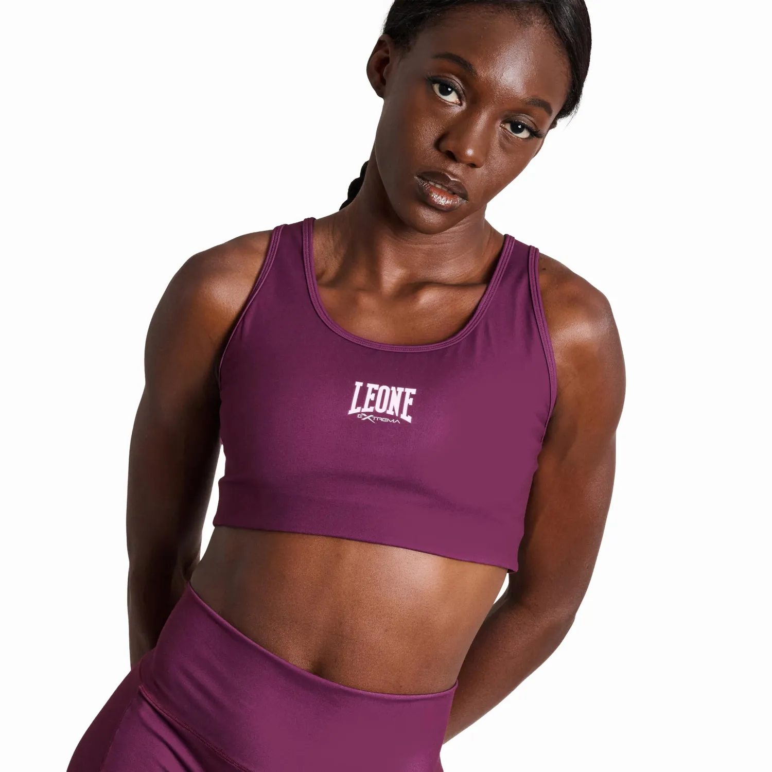 Leone 1947 Logo Collection top bra donna palestra