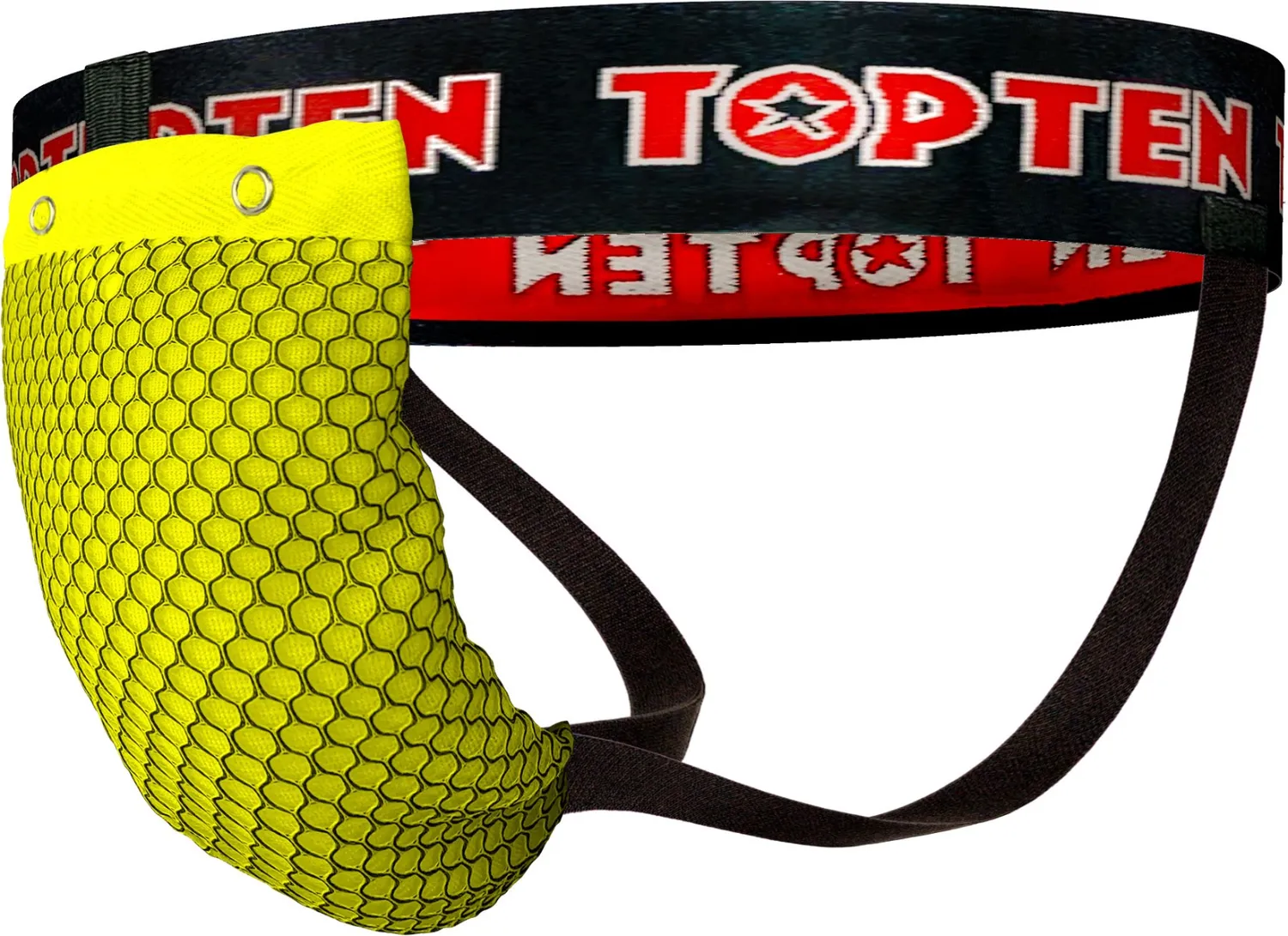TOP TEN Mesh conchiglia con sospensorio protezione rigida