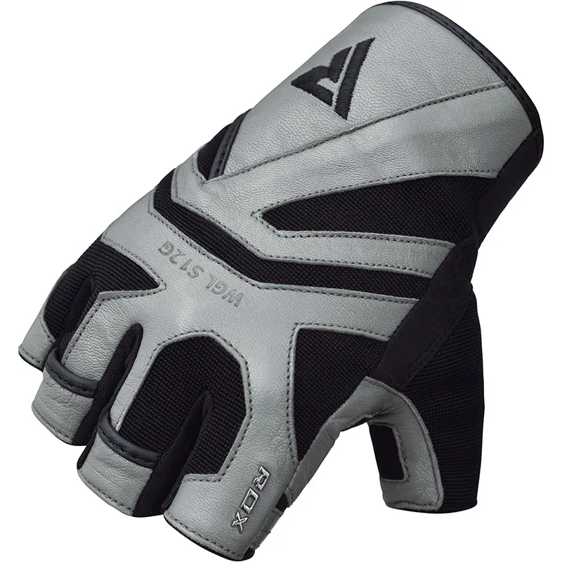 RDX S12 guanti palestra pelle vera fitness