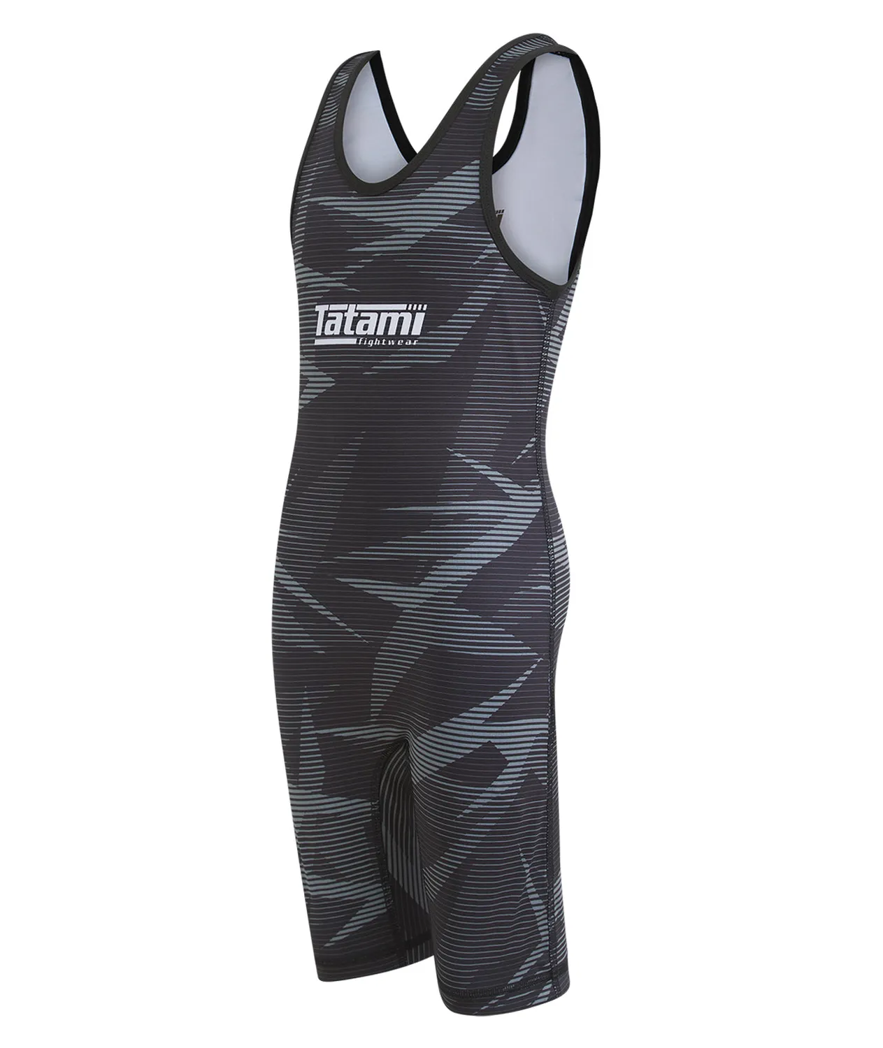 Tatami Fightwear Kids Wrestling Singlet Nero Elasticizzato
