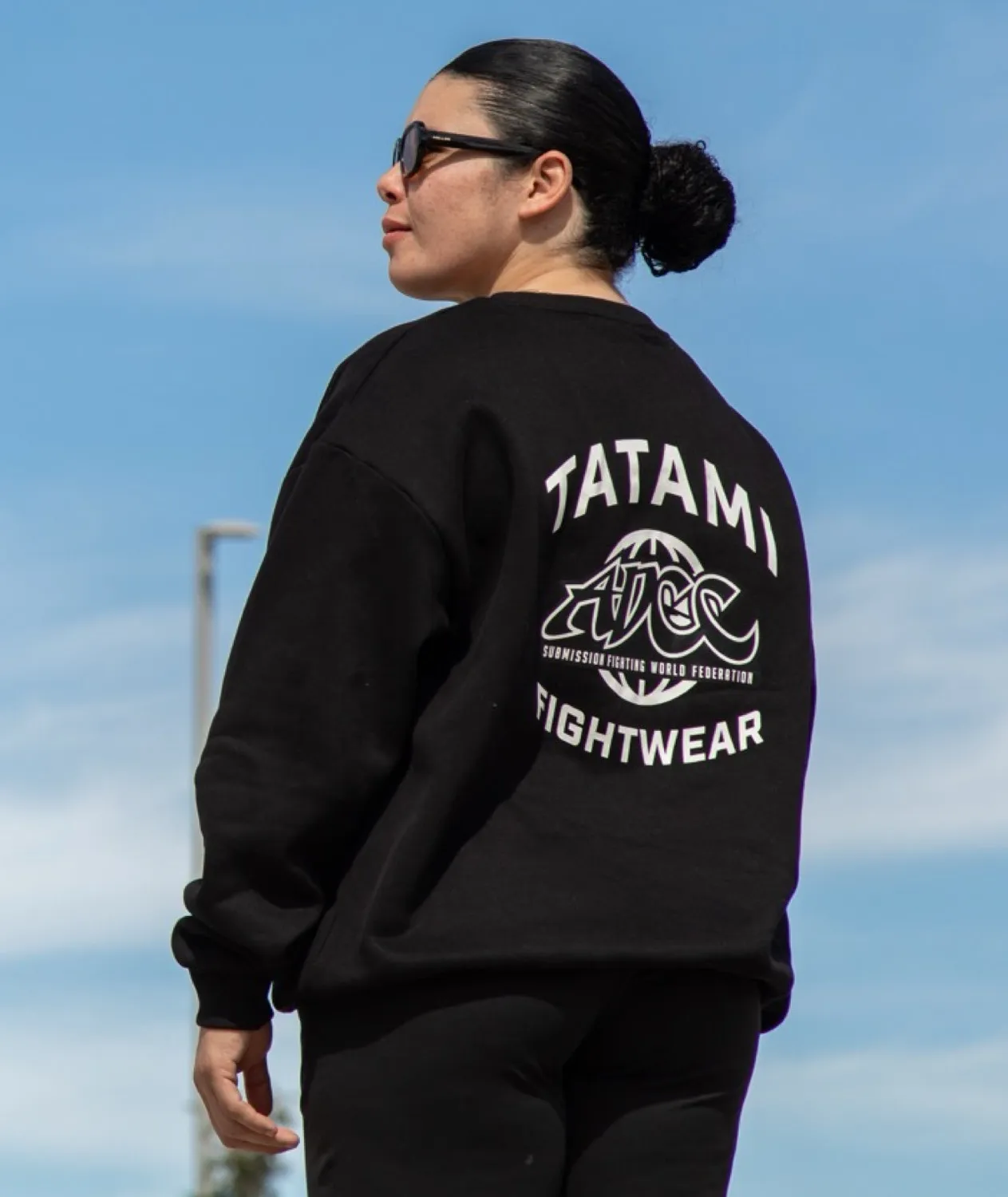 Tatami X ADCC felpa oversize nera pesante
