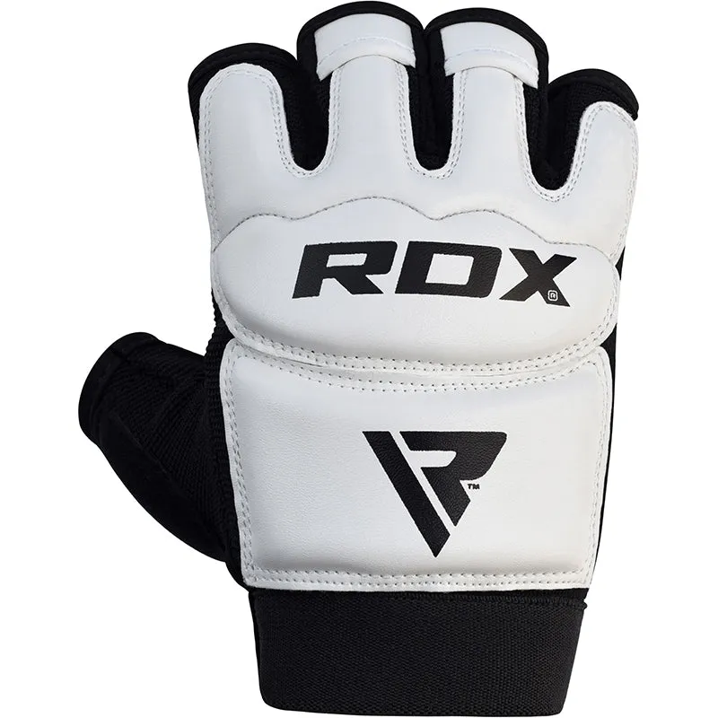 RDX T2 Guantini Taekwondo Bianchi Protezione Nocche