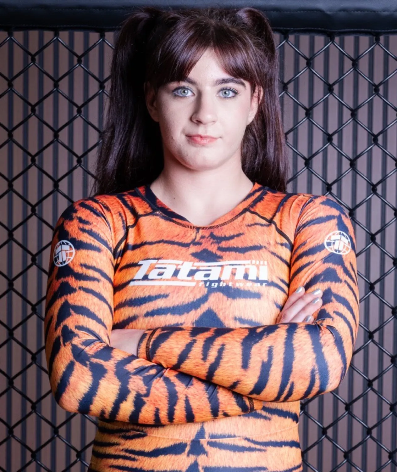 Tatami Helena Leotard Body Tiger Donna manica lunga