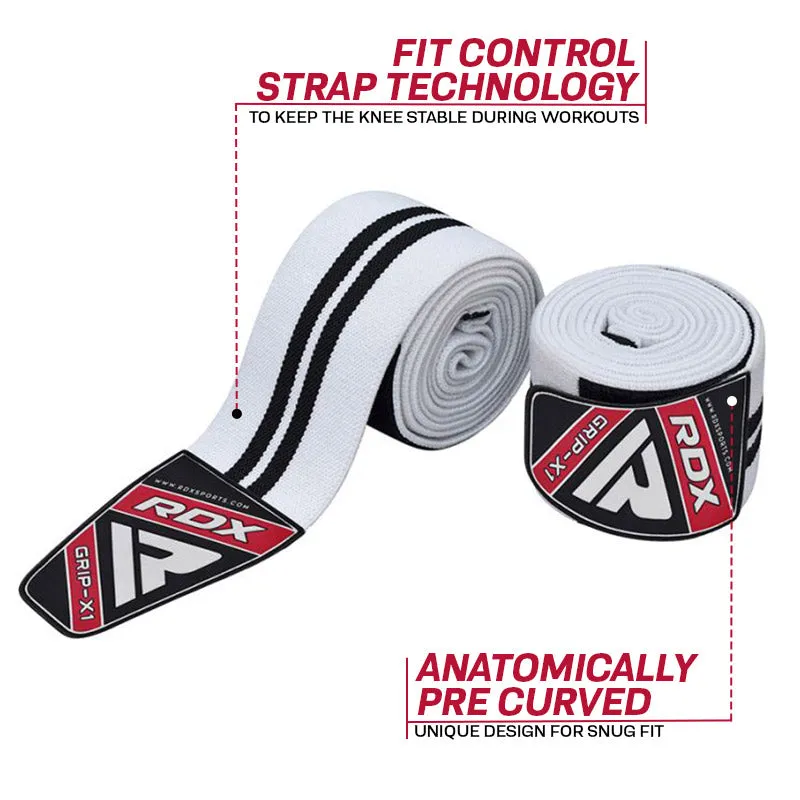 RDX K1 Ginocchiere compressione elasticizzate powerlifting