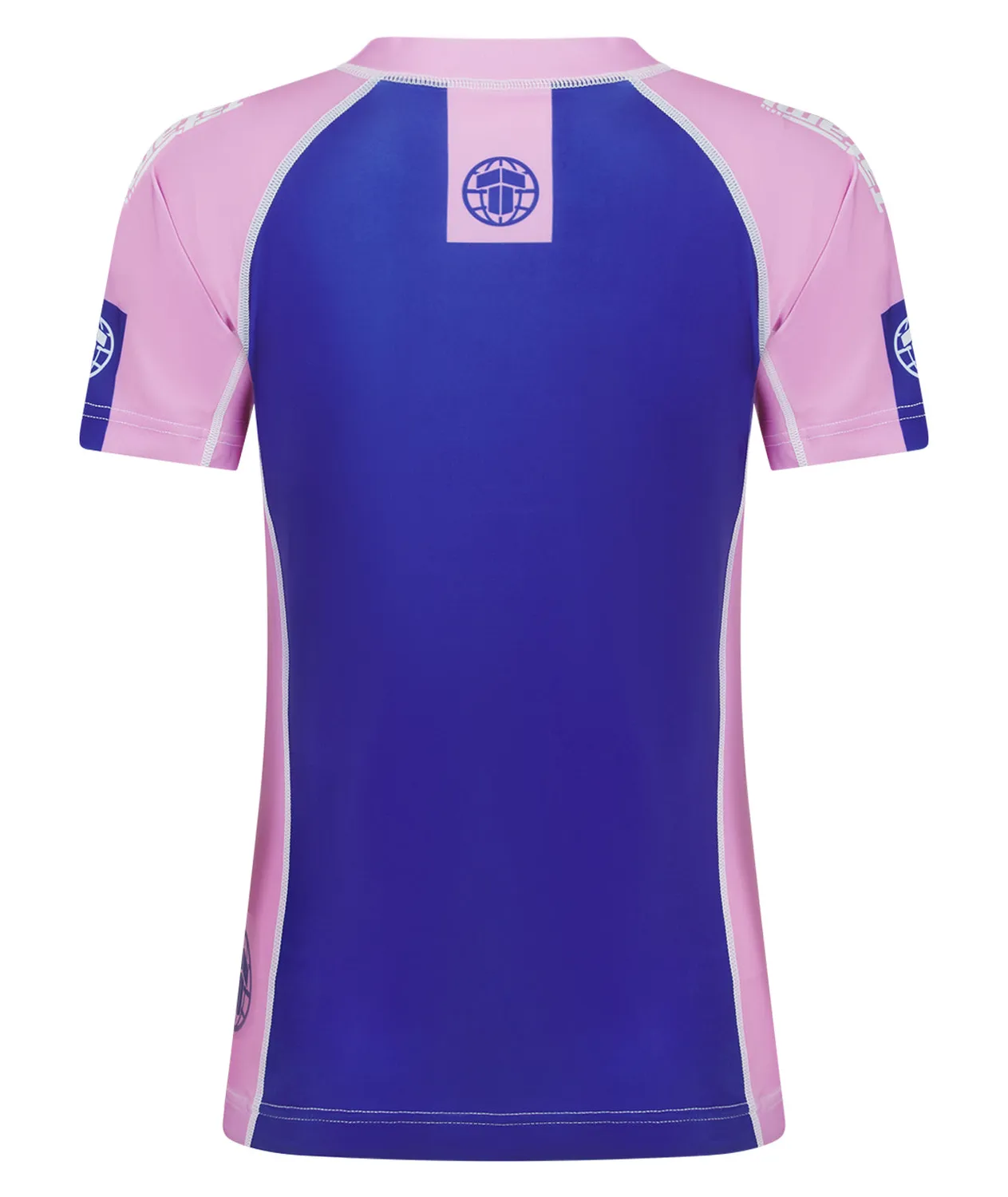 Tatami Contrast rash guard donna blu rosa manica corta S