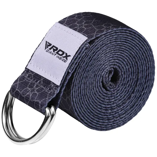 RDX F8 Cinghia Yoga Cotone Blu Antiscivolo