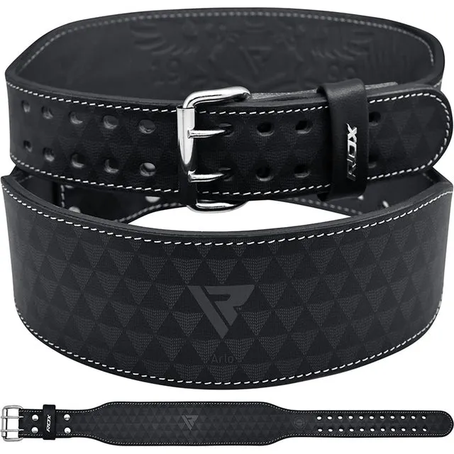 RDX ARLO Cintura Sollevamento Pesi Pelle Nappa 10 cm
