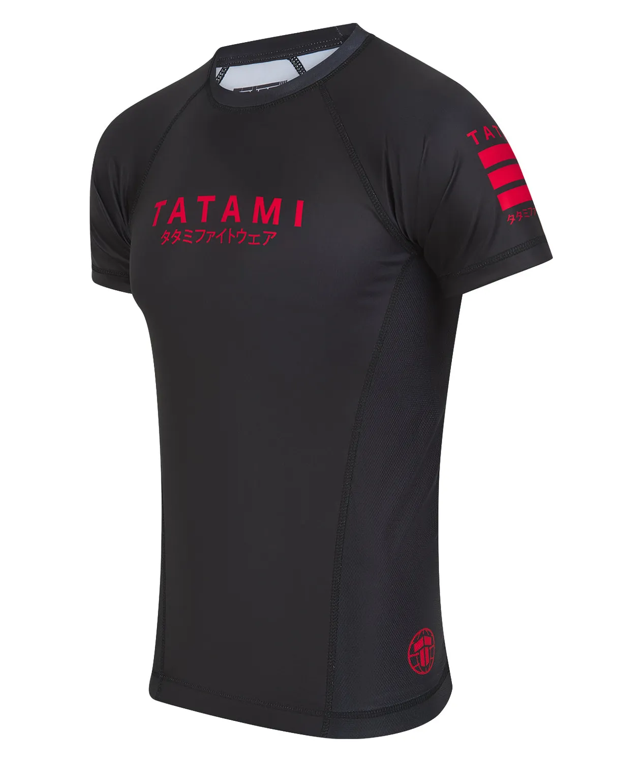 Tatami Fightwear Katakana V2 Rash Guard Uomo Nero Maniche Corte