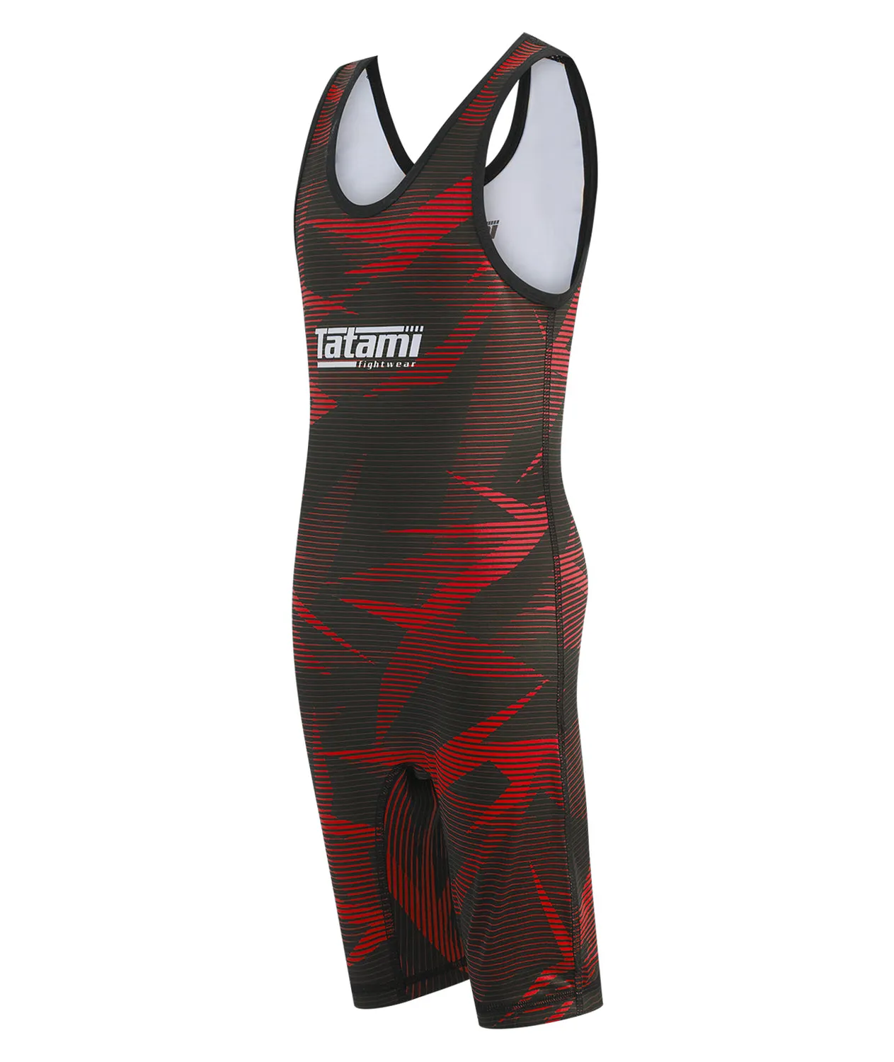 Tatami Fightwear Kids Wrestling singlet lotta bambino rosso elasticizzato