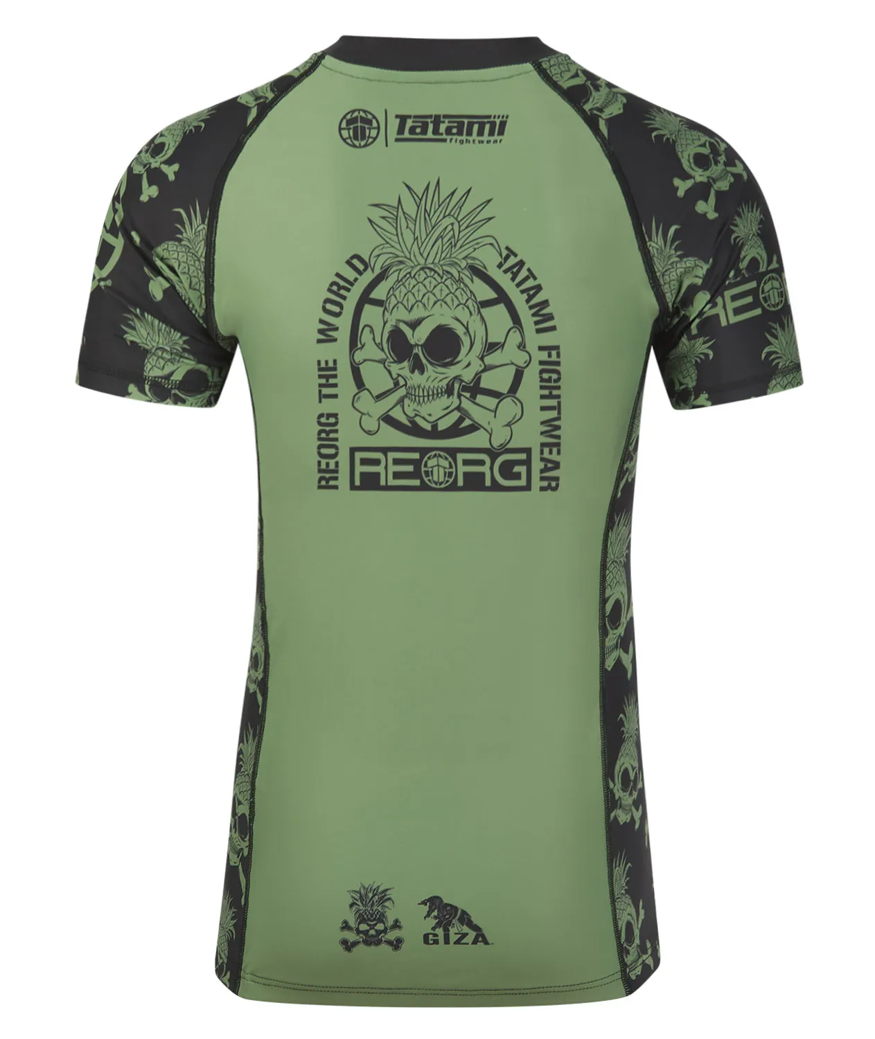 Tatami Fightwear Reorg rash guard uomo maniche corte kaki