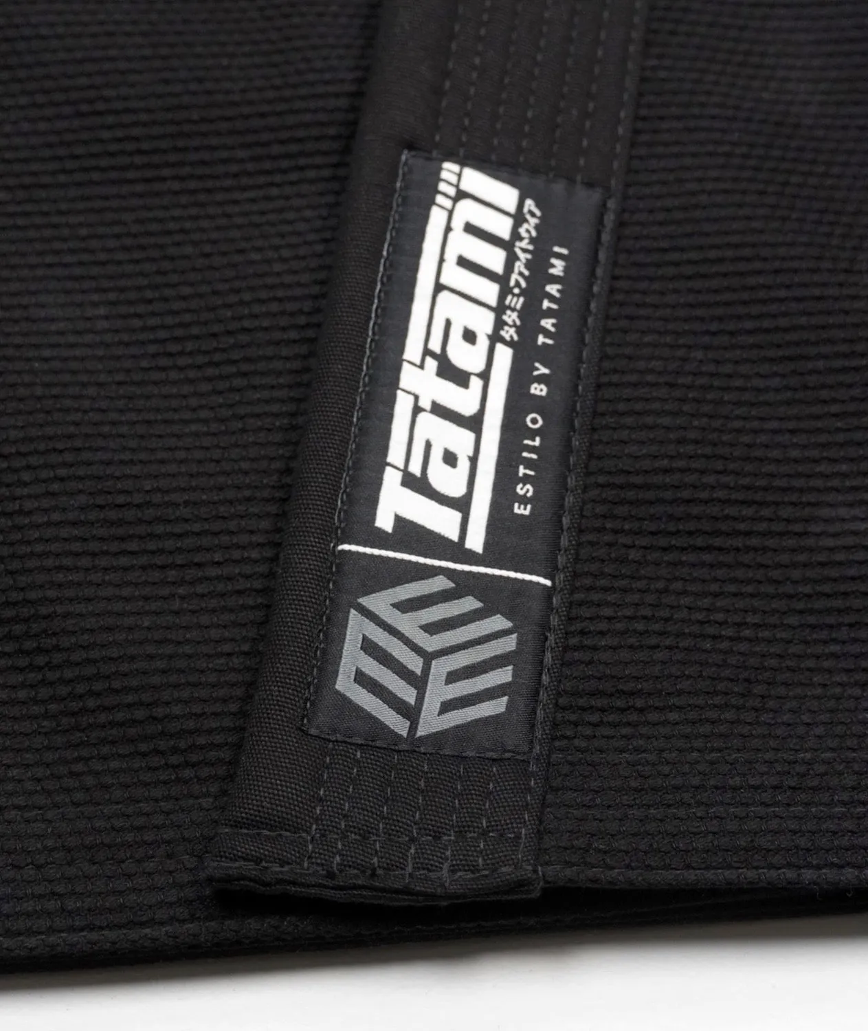 Tatami Estilo Black Label Kimono BJJ Nero Black on Black