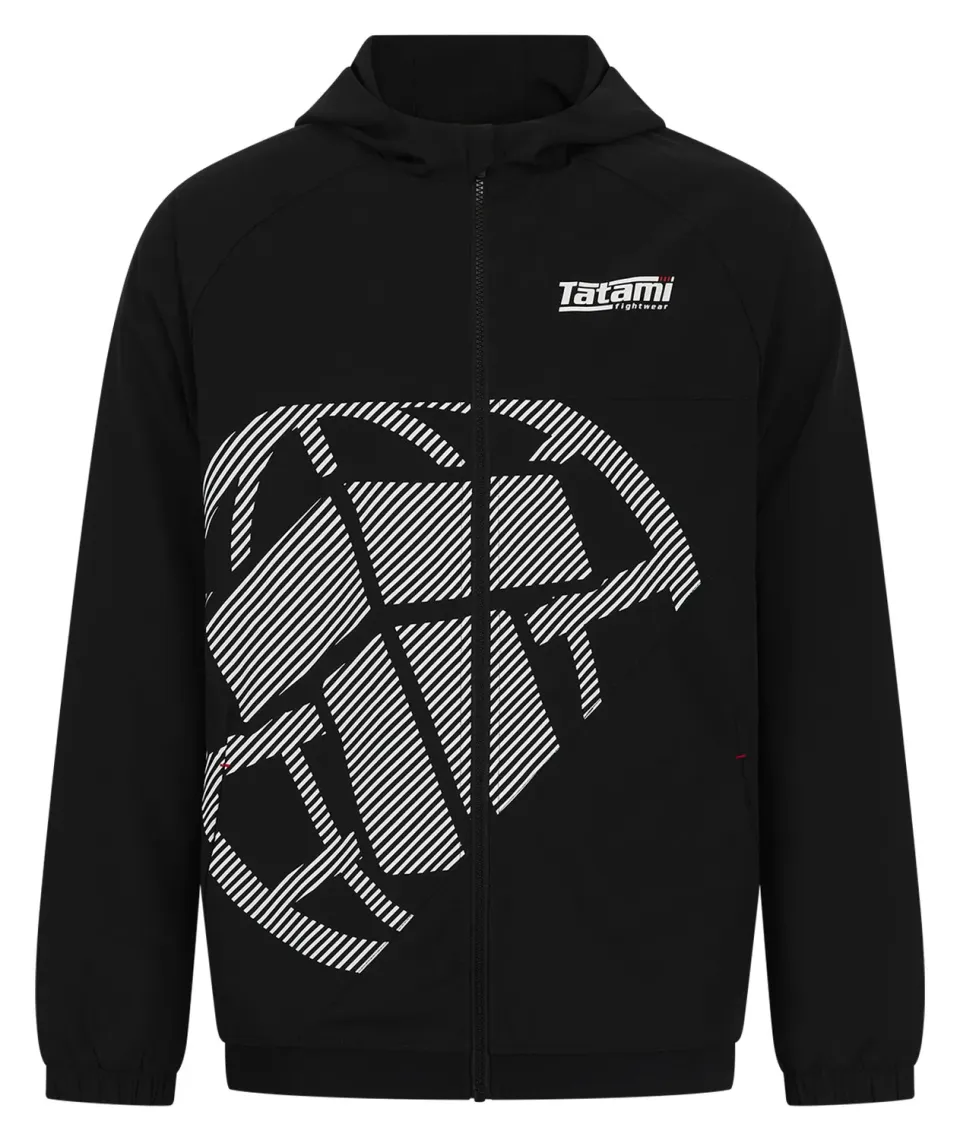 Tatami Eclipse giacca uomo nera leggera cappuccio