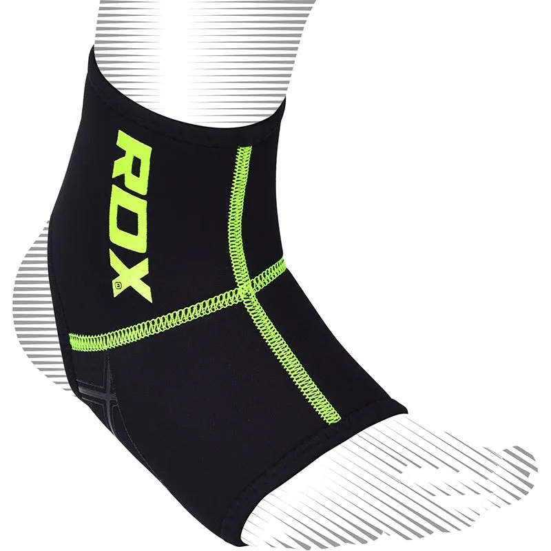 RDX A2 Cavigliera Neoprene Verde Compressione
