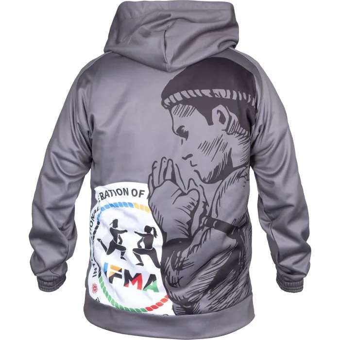 TOP TEN Wai Khru felpa cappuccio poliestere