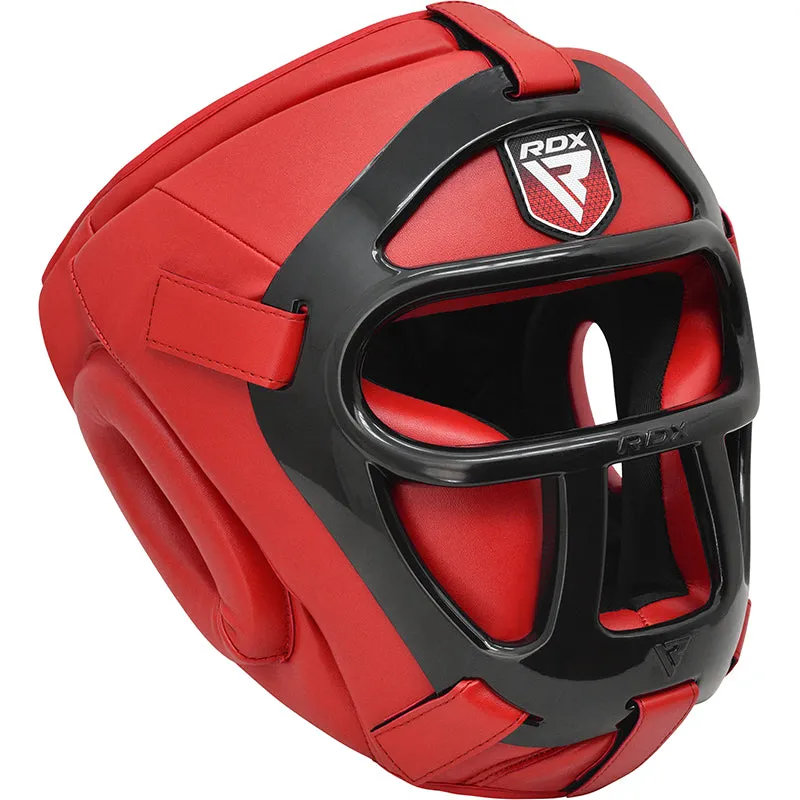 RDX T1F Caschetto Boxe con Gabbia Nero M
