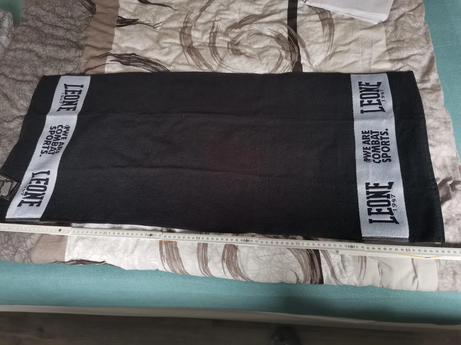 Leone 1947 AC915 telo panca nero in spugna palestra
