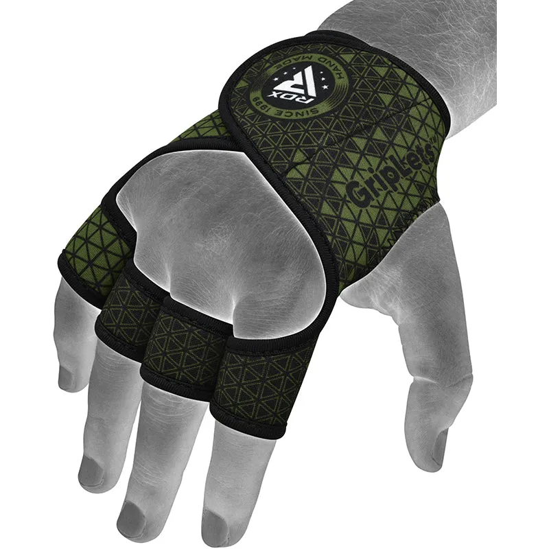 RDX R3 guanti palestra sollevamento pesi neoprene