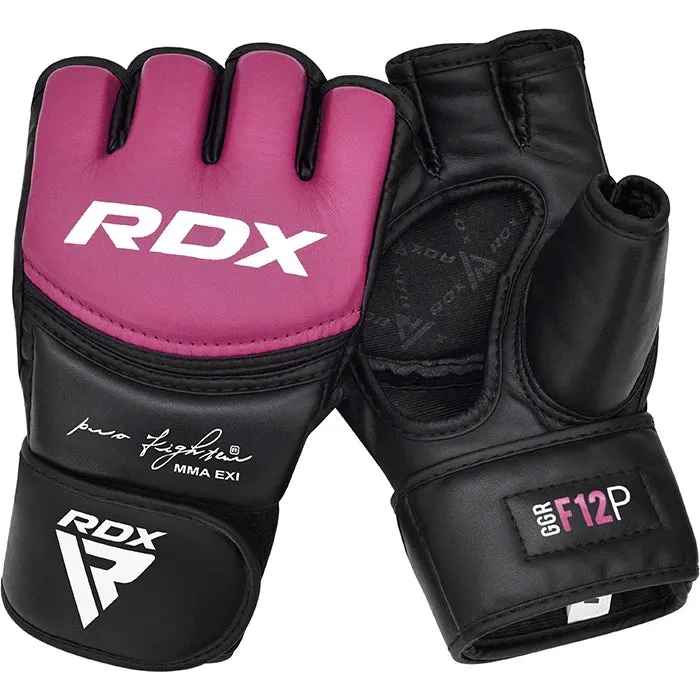 RDX GGR F-12 Plus Guanti MMA Rosa Grappling