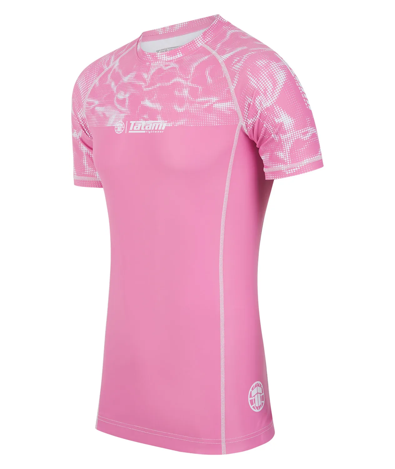 Tatami Fightwear Smoke rash guard rosa manica corta