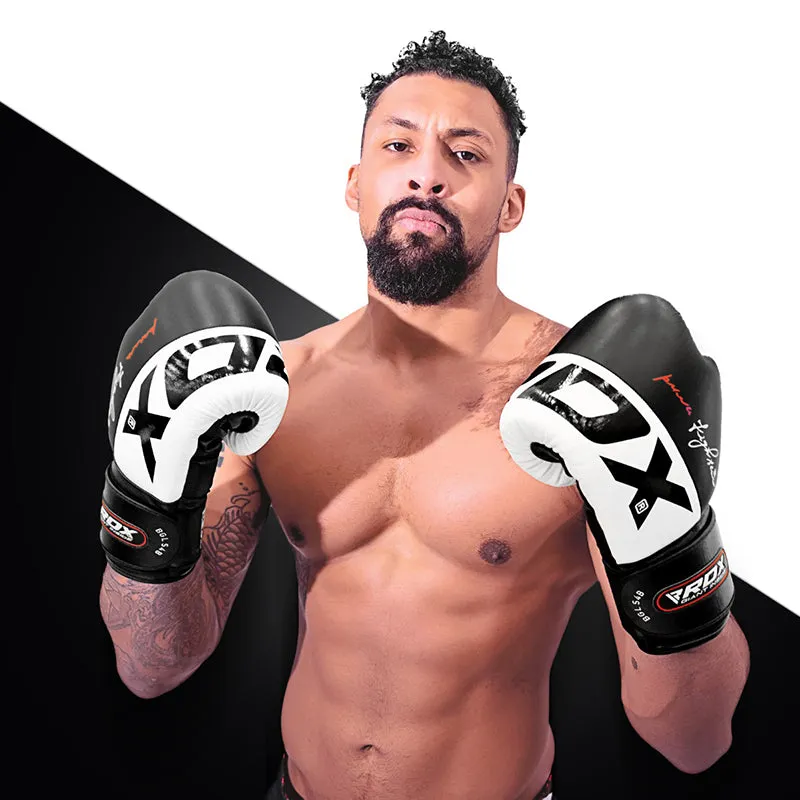 RDX S4 Guanti Boxe Pelle Sparring Imbottitura Max-Shock