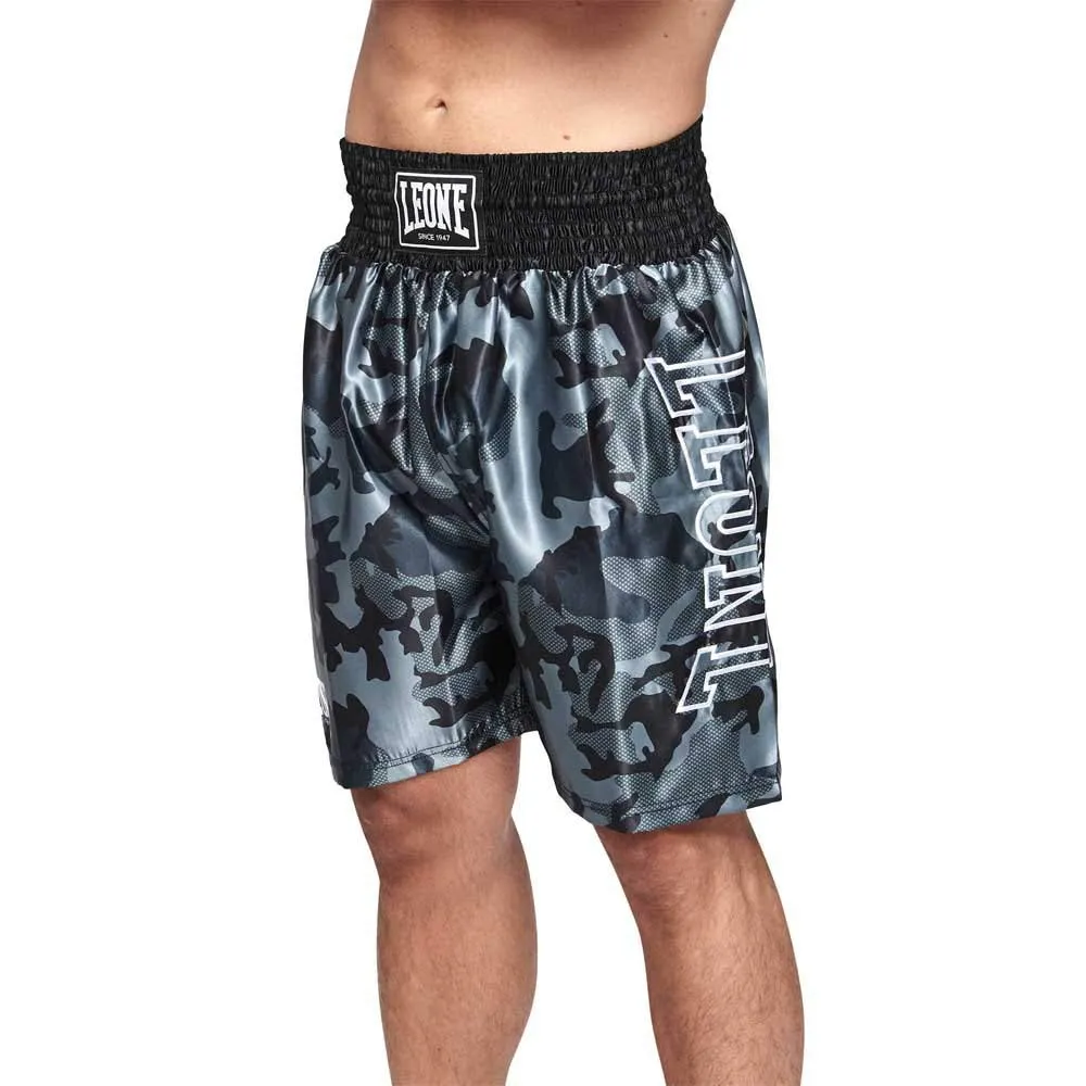 Leone 1947 Camo pantaloncini boxe grigio S mimetico